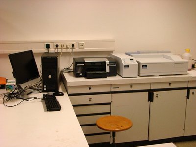 Arbeitsplatz Spektrometer